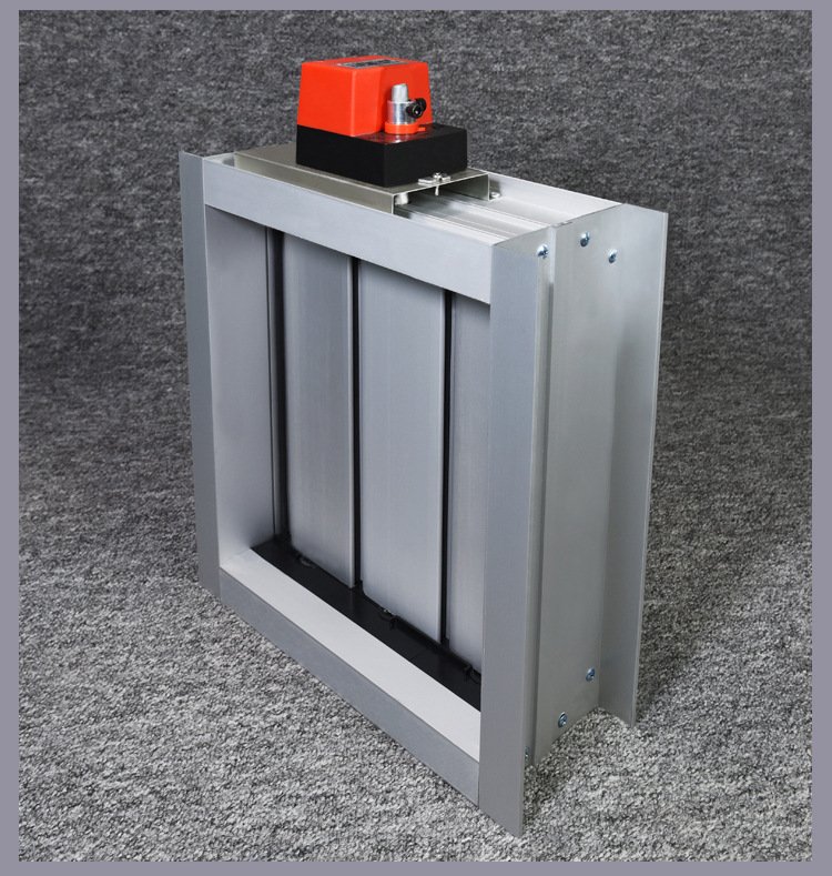 鋁合金電動密閉閥 開關(guān)型 信號反饋 方形風(fēng)量調(diào)節(jié)閥 通風(fēng)管道閥門 -